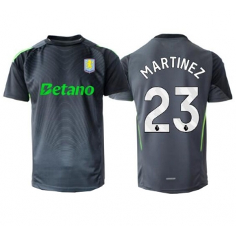 Billige Fotballdrakt Aston Villa Emiliano Martinez #23 Keeper Replika Hjemmedrakt 2025-26 Kortermet